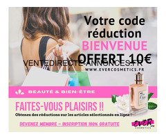 code promo boutique evercosmetics.fr